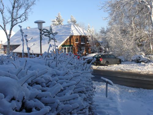 dikke laag sneeuw